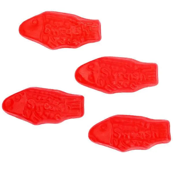 Mini Swedish Fish Candy - Red: 5LB Bag