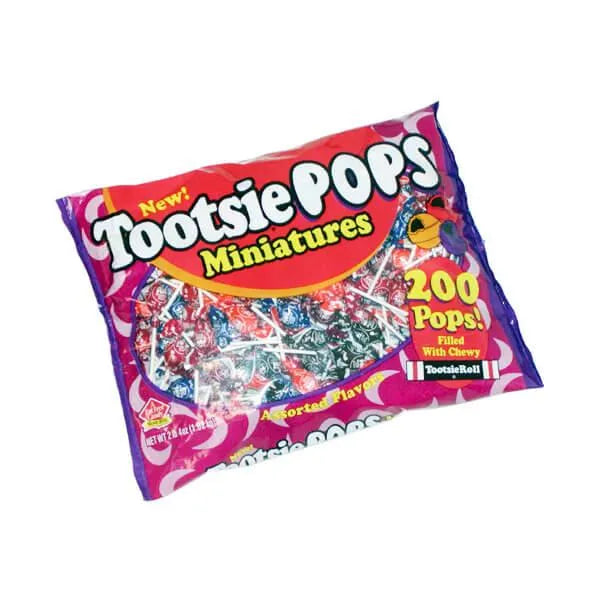 Mini Tootsie Pops: 200-Piece Bag