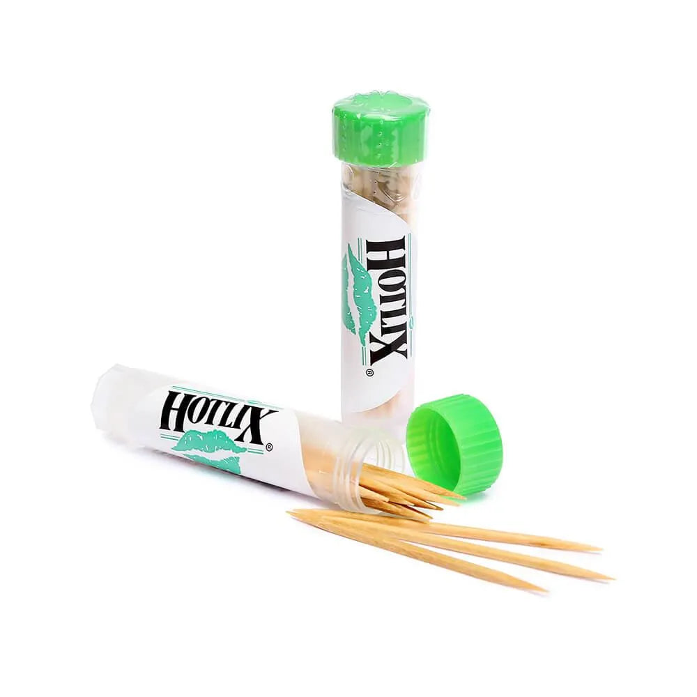 Mint Toothpicks Tubes: 20-Piece Box