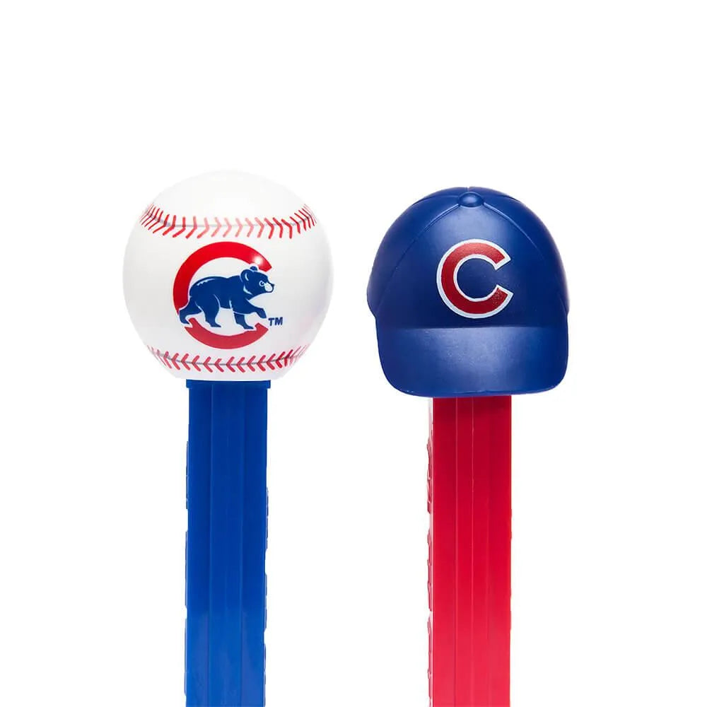 MLB Team Baseball PEZ Candy Packs - Chicago Cubs: 12-Piece Box