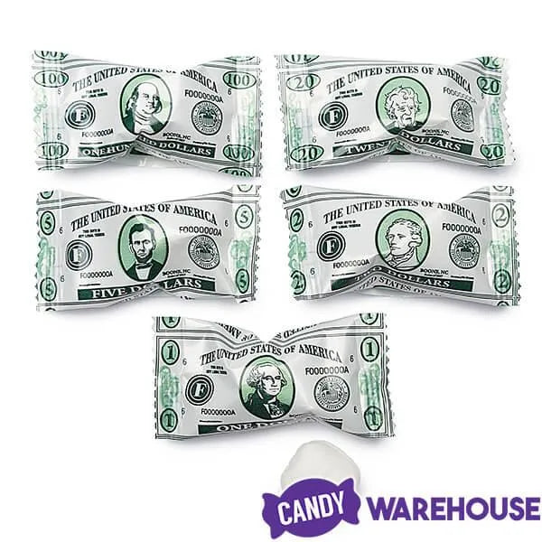 Money Wrapped Butter Mint Creams: 1000-Piece Case