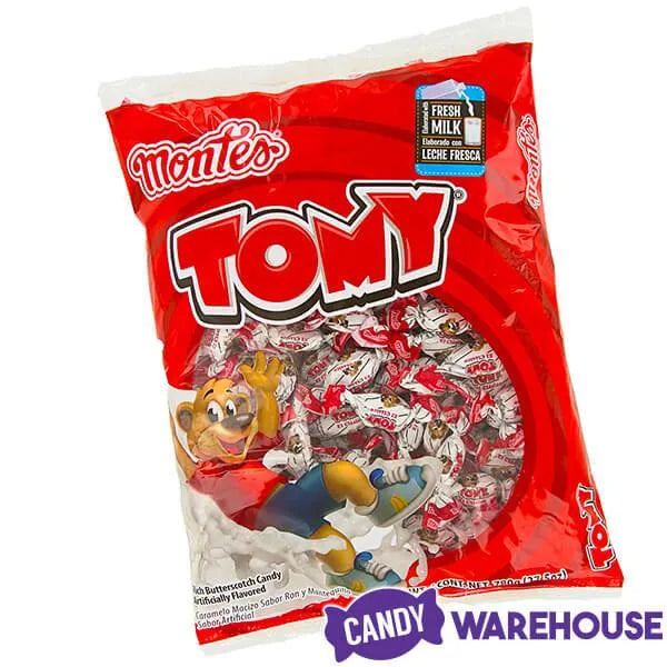 Montes Tomy Rich Butterscotch Hard Candy: 160-Piece Bag