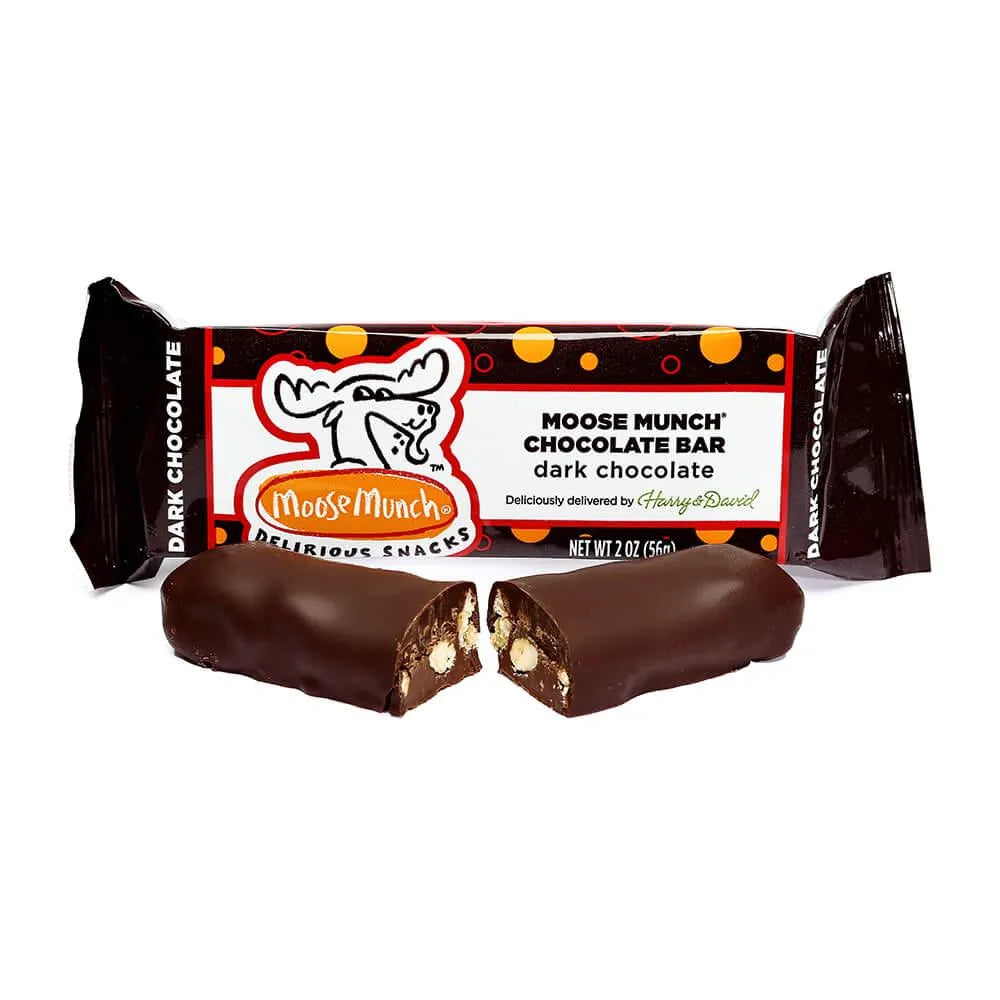 Moose Munch Candy Bars - Dark Chocolate: 6-Piece Box