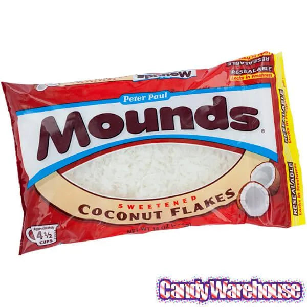 Mounds Sweetened White Coconut Flakes: 14-Ounce Bag