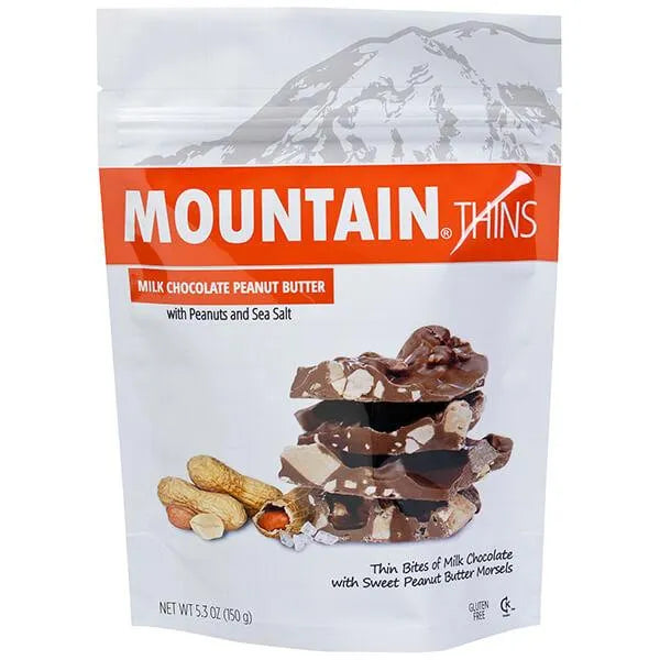 Mountain Thins - Milk Chocolate Peanut Butter: 5.3-Ounce Bag