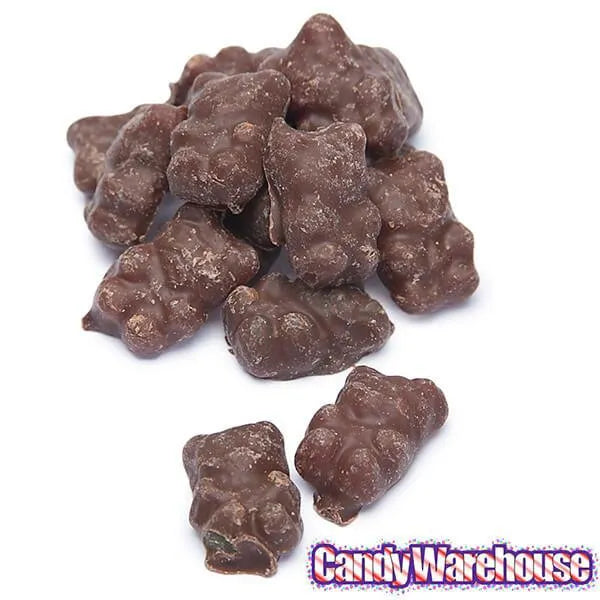 Muddy Bears Chocolate Covered Gummy Bears Candy: Giant 1LB Box