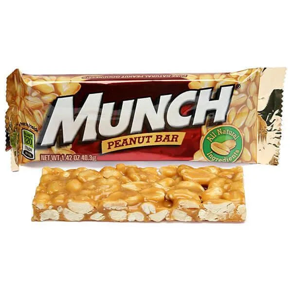 Munch Nut Candy Bars: 36-Piece Box