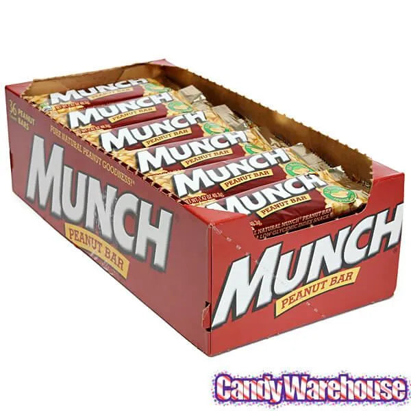 Munch Nut Candy Bars: 36-Piece Box