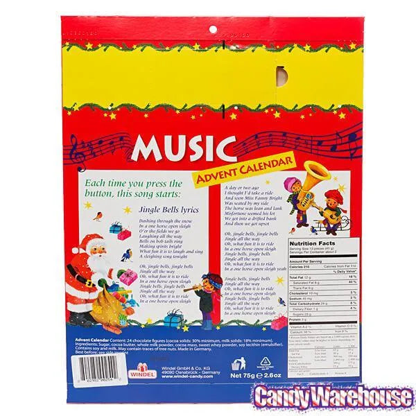 Musical Christmas Chocolate Advent Calendar