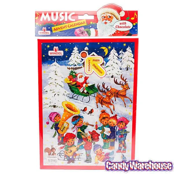 Musical Christmas Chocolate Advent Calendar