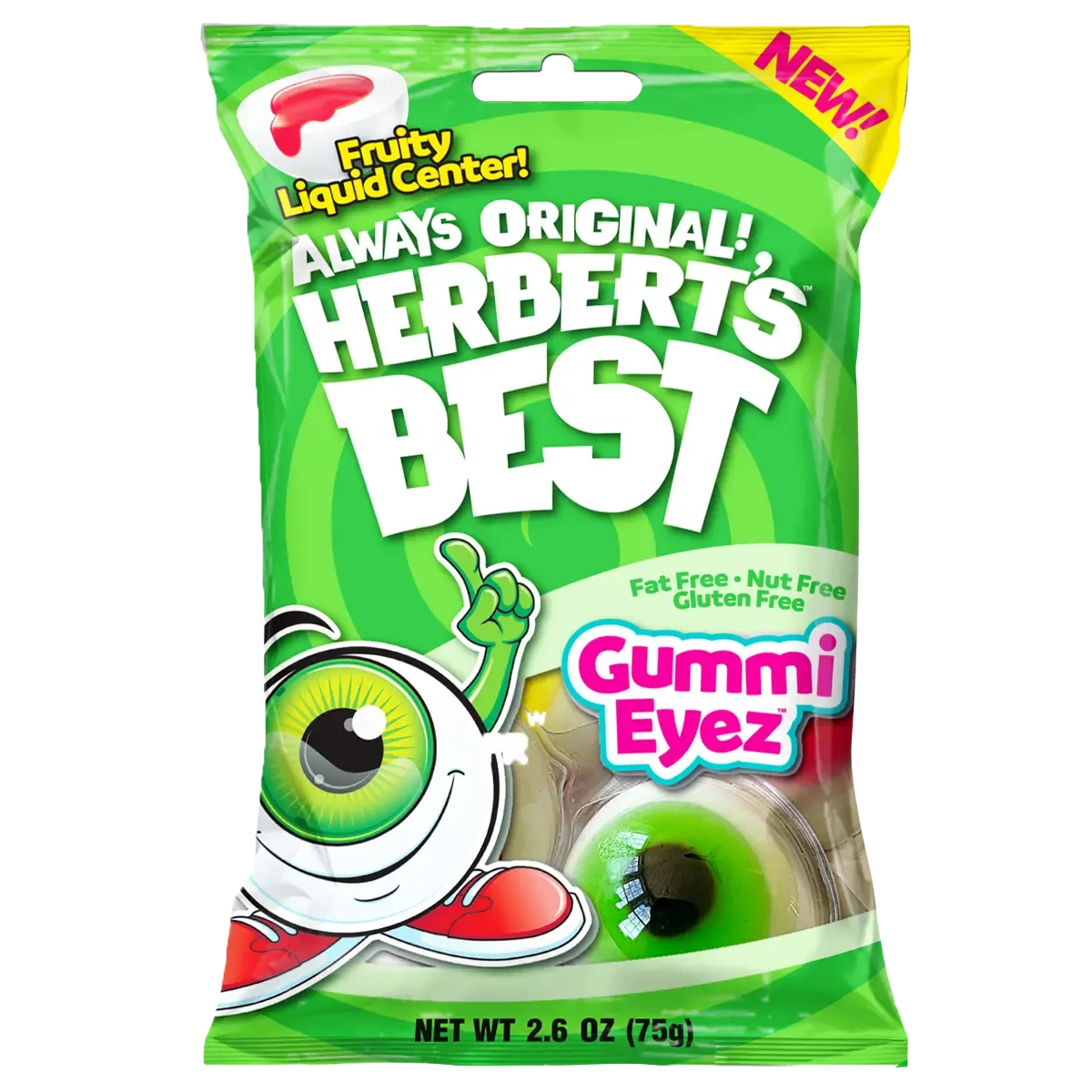 Herbert's Best 3D Gummi Eyes Peg Bags: 12-Piece Case