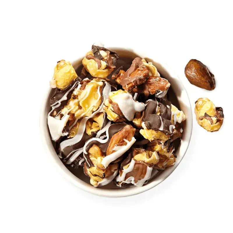 Funky Chunky Nutty Choco Popcorn: 8-Ounce Mini Canister