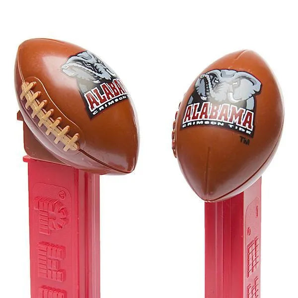 NCAA College Football PEZ Candy Packs - Alabama: 12-Piece Box