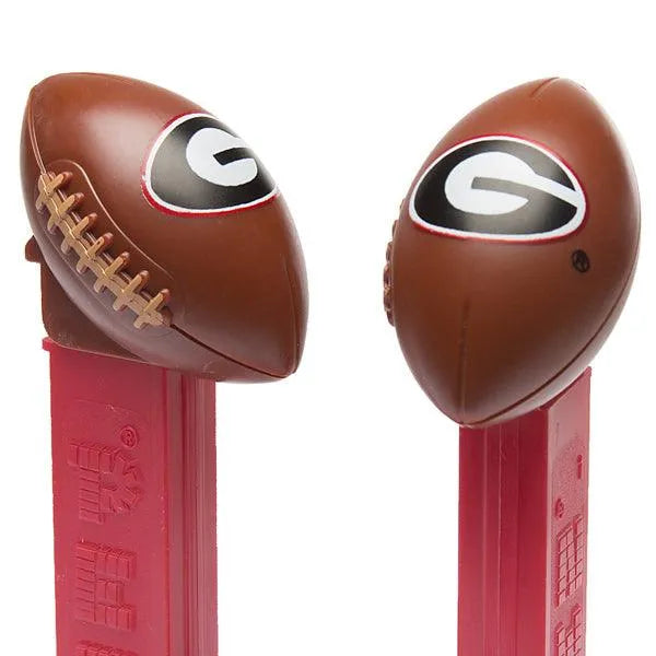 NCAA College Football PEZ Candy Packs - Georgia: 12-Piece Box