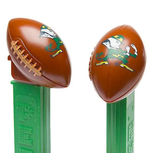 NCAA College Football PEZ Candy Packs - Notre Dame: 12-Piece Box