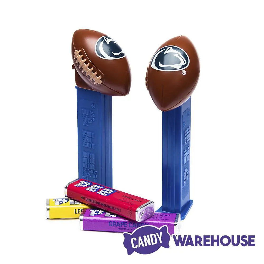 NCAA College Football PEZ Candy Packs - Penn State: 12-Piece Box