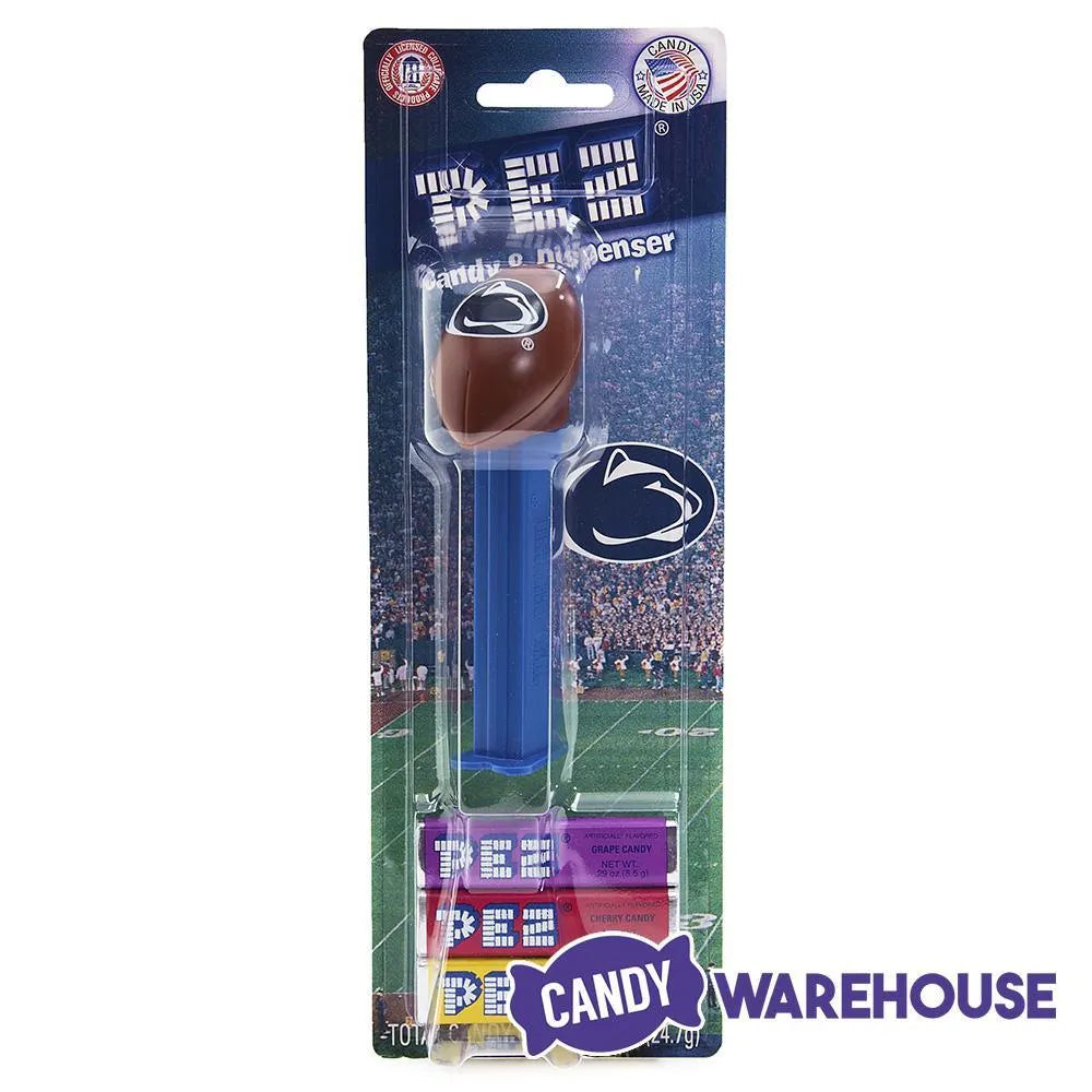 NCAA College Football PEZ Candy Packs - Penn State: 12-Piece Box