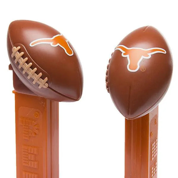 NCAA College Football PEZ Candy Packs - Texas: 12-Piece Box