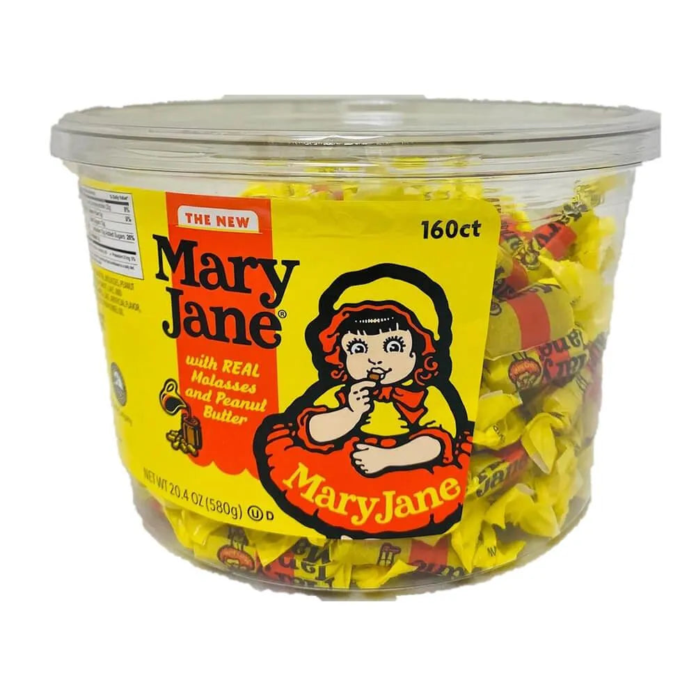 Necco Mary Jane Candy: 160-Piece Tub