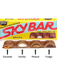 Necco Sky Bar Candy Bars: 24-Piece Box