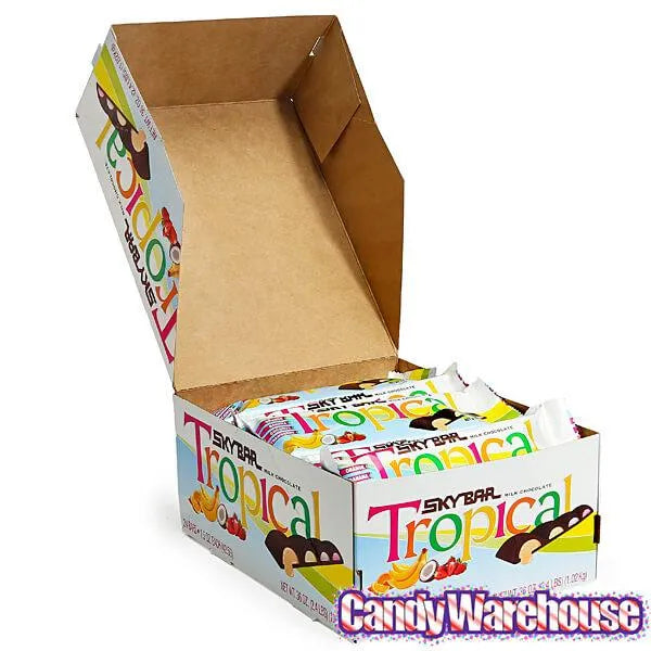 Necco Sky Bar Candy Bars - Tropical: 24-Piece Box