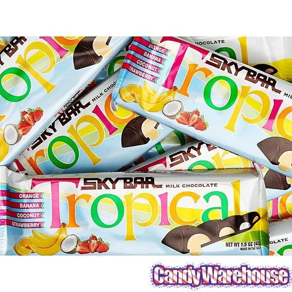 Necco Sky Bar Candy Bars - Tropical: 24-Piece Box