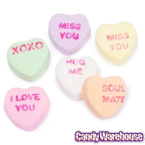 Necco Sweethearts Tiny Conversation Candy Hearts - Classic Flavors: 32LB Case