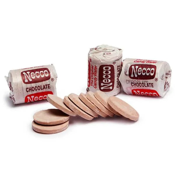 Necco Wafers Candy Mini Rolls - Chocolate: 5LB Bag