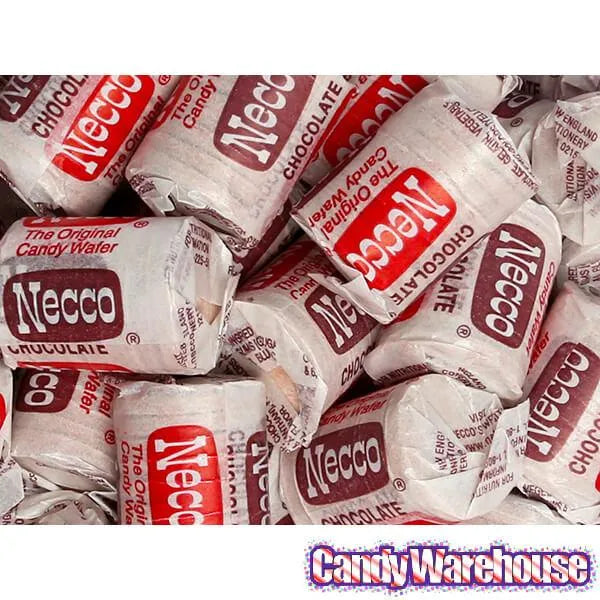 Necco Wafers Candy Mini Rolls - Chocolate: 5LB Bag