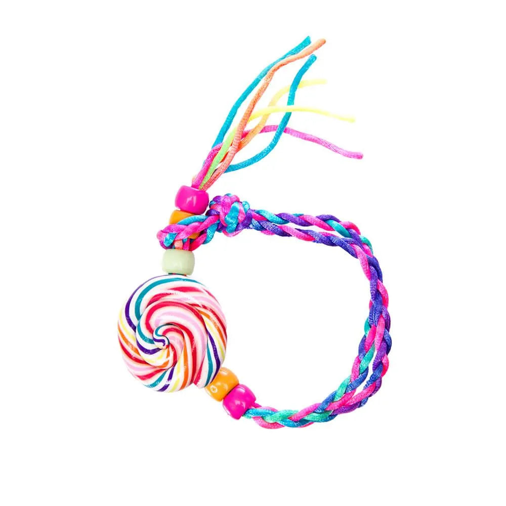 Neon Swirl Candy Friendship Bracelet