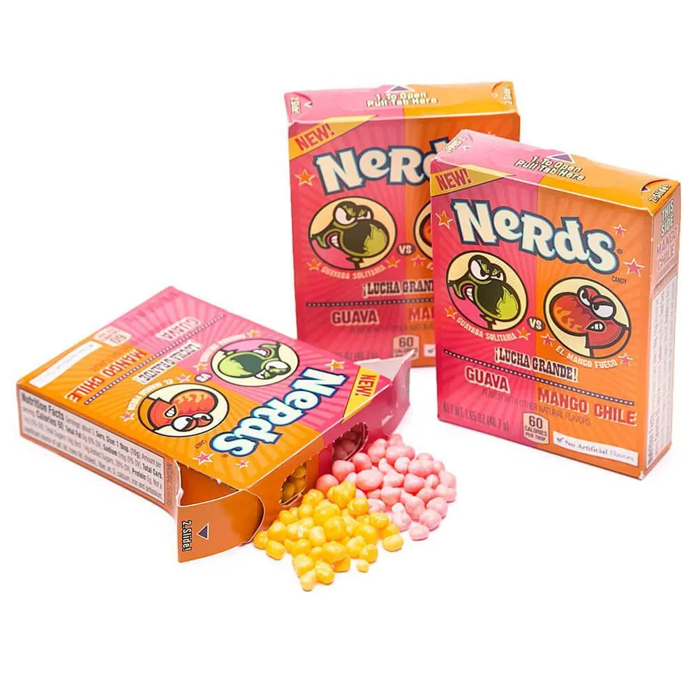 Nerds Candy 2-Flavor Packs - Guava and Mango Chile: 24-Piece Box