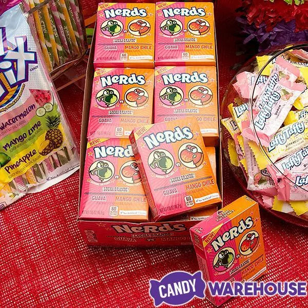 Nerds Candy 2-Flavor Packs - Guava and Mango Chile: 24-Piece Box