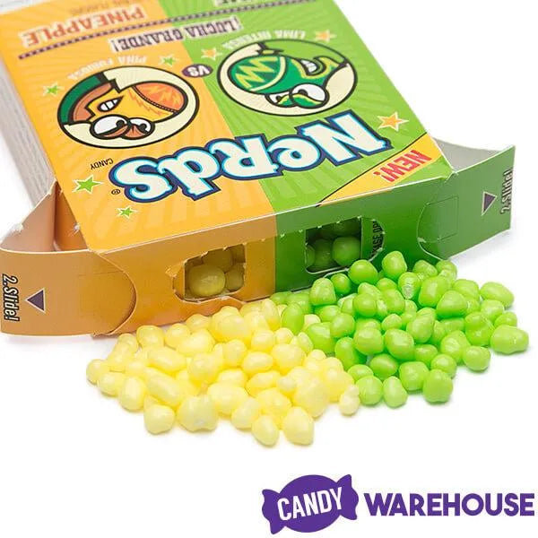 Nerds Candy 2-Flavor Packs - Lime and Pineapple: 24-Piece Box