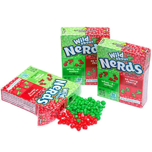 Nerds Candy 2-Flavor Packs - Watermelon & Cherry: 36-Piece Box