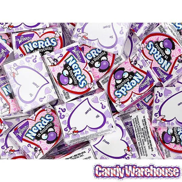 Nerds In Disguise Valentine Candy Packs: 36-Piece Bag