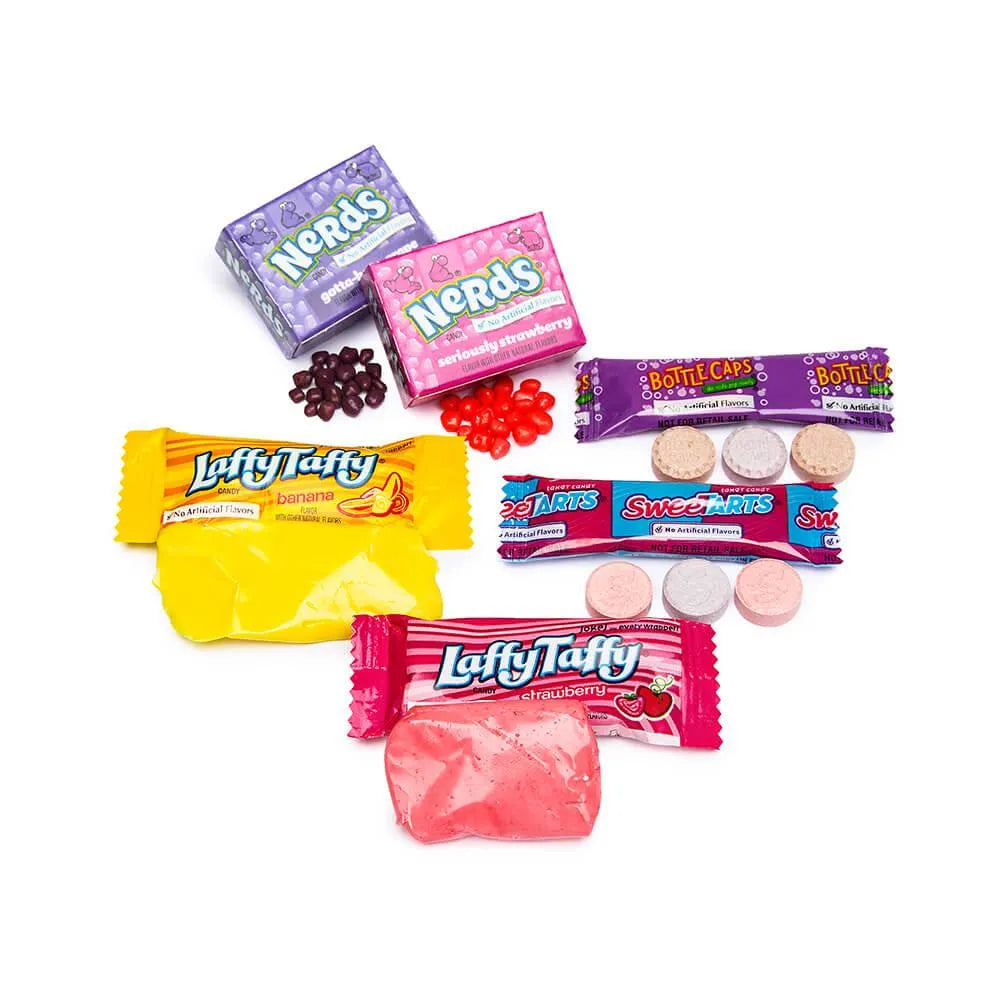 Nerds - SweeTarts - Bottle Caps - Laffy Taffy Bulk Candy Assortment: 150-Piece Bag