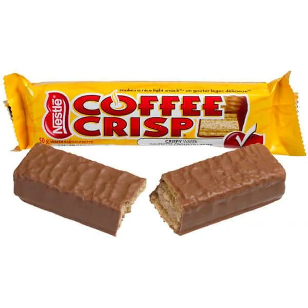 Nestle Coffee Crisp Candy Bars: 24-Piece Box