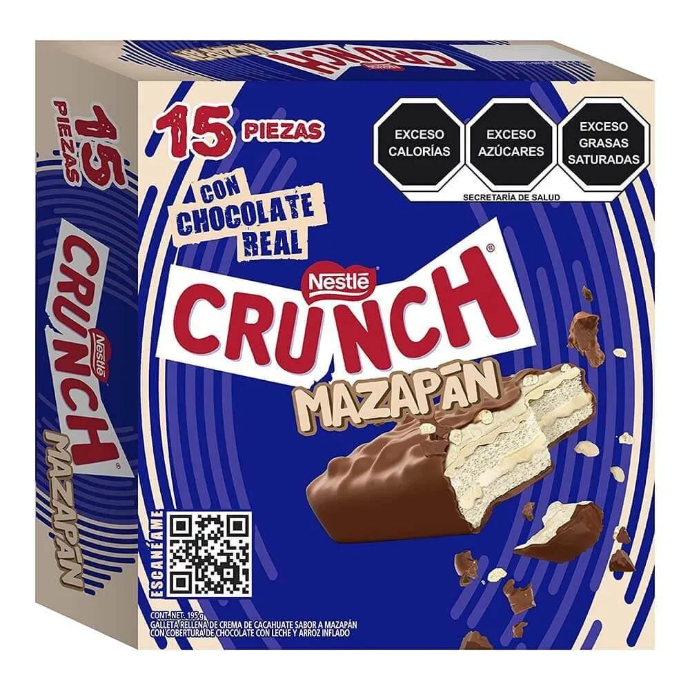 Nestle Crunch Bars with Mazapan: 15-Piece Box