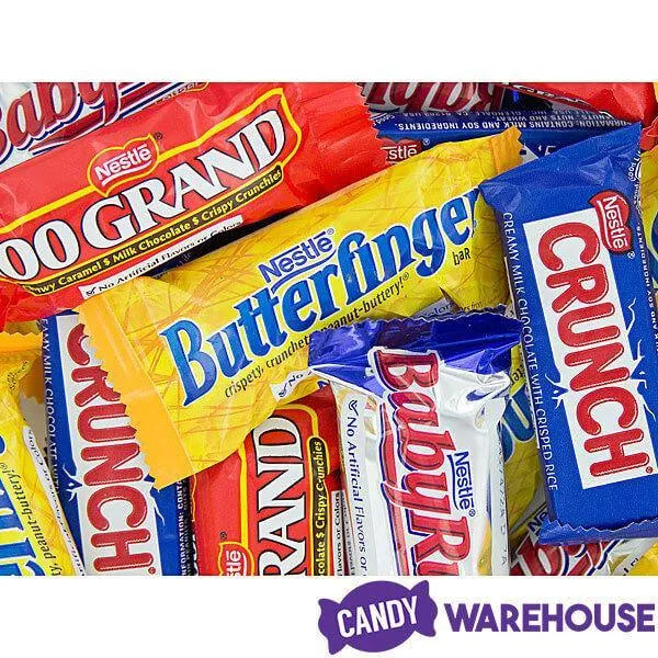 Nestle Fun Size Candy Bars Assortment: 80-Piece Bag