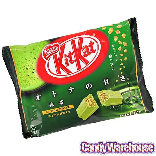 Nestle Kit Kat Snack Size Packs - Green Tea: 12-Piece Bag