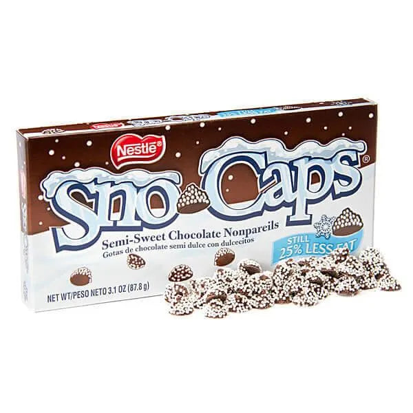 Nestle Sno-Caps Chocolate Nonpareils Candy 3.1-Ounce Packs: 15-Piece Box