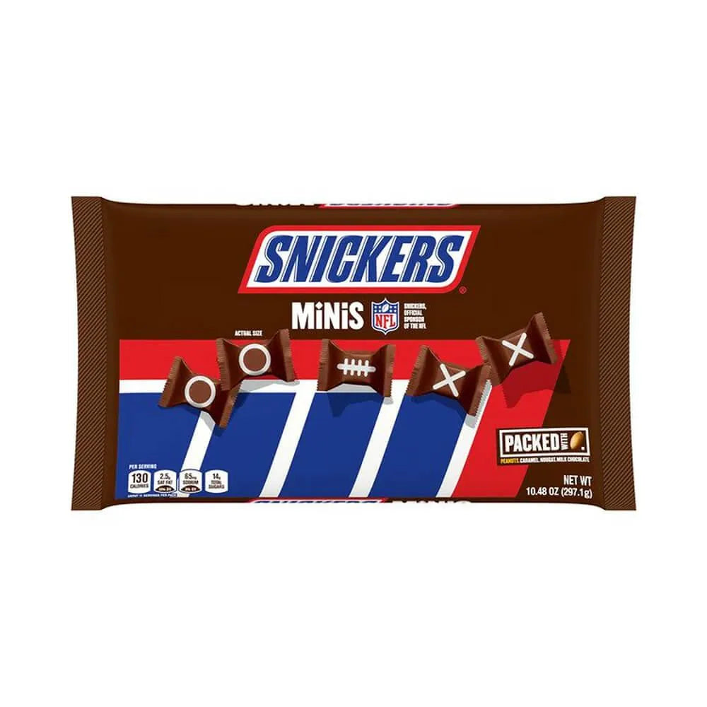 NFL Snickers Minis Candy: 10.48-Ounce Bag