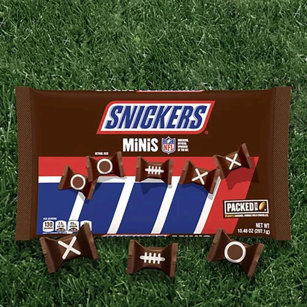 NFL Snickers Minis Candy: 10.48-Ounce Bag