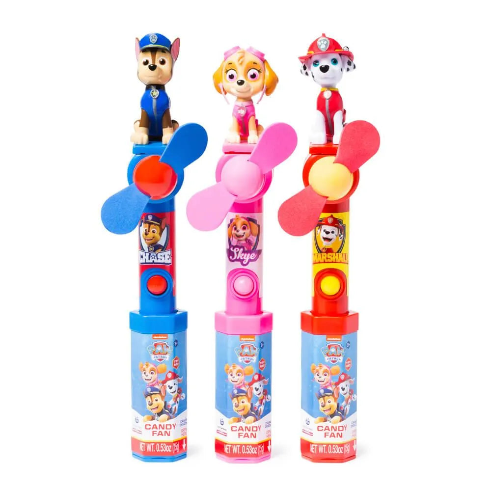 Nickelodeon Paw Patrol Candy Fan: 12-Piece Display