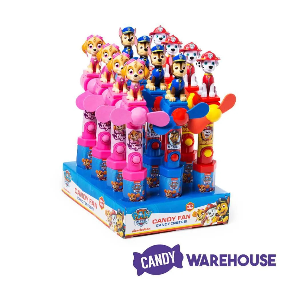 Nickelodeon Paw Patrol Candy Fan: 12-Piece Display