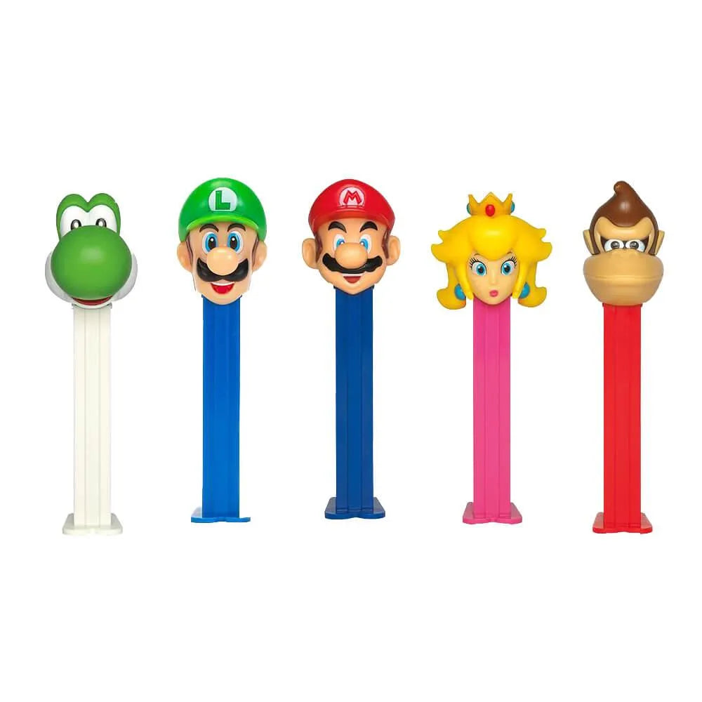 Nintendo PEZ Candy Blister Packs: 12-Piece Display