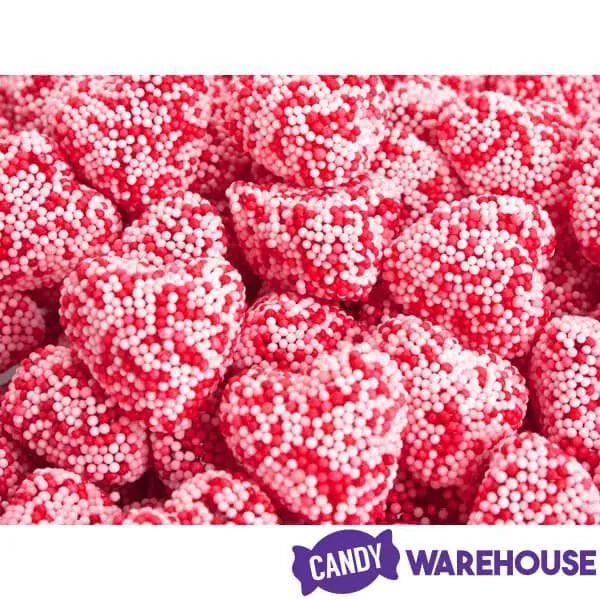 Nonpareils Pectin Cherry Hearts: 2LB Bag