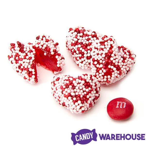 Nonpareils Pectin Cherry Hearts: 2LB Bag