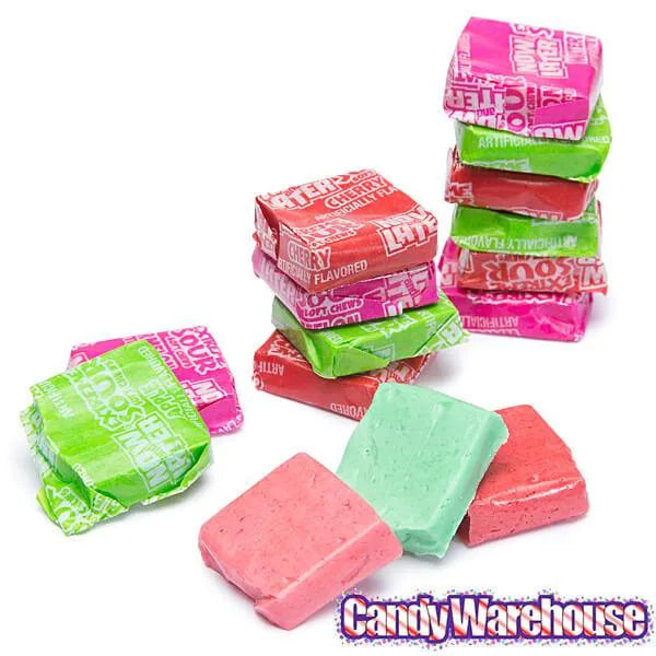 Now and Later Extreme Sour Soft Fruit Chews Candy: 10-Ounce Bag