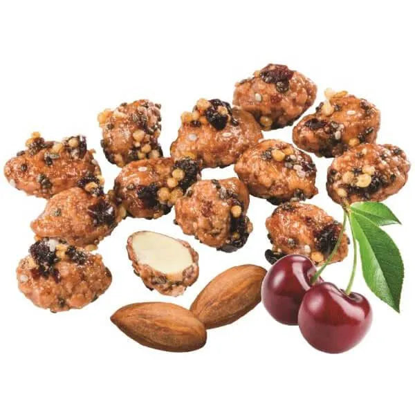 Nut'n But Natural Glazed Almonds with Cherries, Chia & Quinoa: 4-Ounce Bag